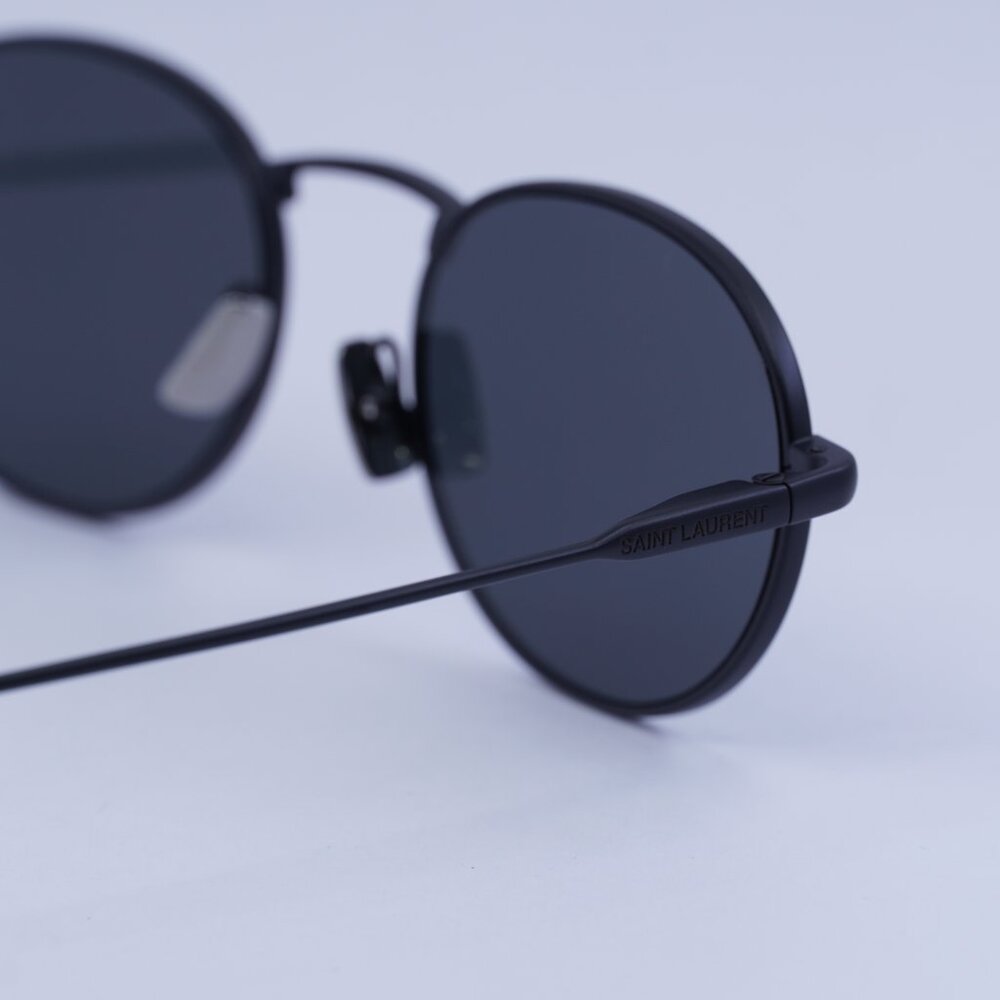 🕶️ New Saint Laurent SL799 001 Sunglasses -Semi Matte Black Frame, Black Lenses - Picture 6 of 12